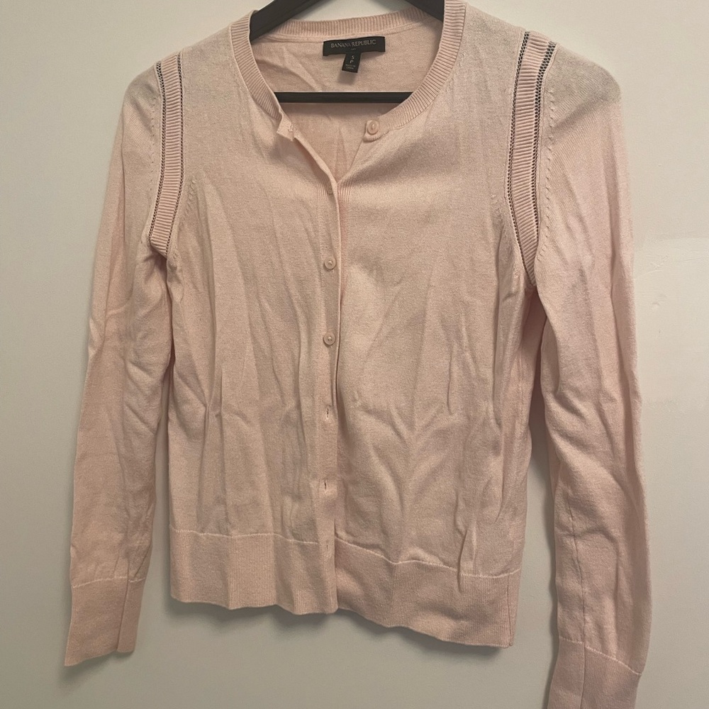 Banana Republic Light Pink Women's Cardigan